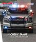 CHEVY TAHOE POLICE LIGHTING PACKAGE. A comprehensive guide to Whelen s lighting and warning products.