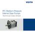 IPC Medium-Pressure Internal Gear Pumps Technical Data Sheet