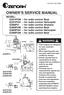 OWNER S SERVICE MANUAL