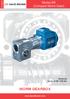 Series BS (Compact Worm Gear) CBS-1.00GBD0108. Technical Up to - 4 kw / 315 Nm WORM GEARBOX.