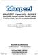 MASPORT H and HXL -SERIES Air & Liquid Cooled Pressure Vacuum Pumps Field Service & Parts Kit Installation Manual