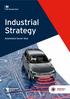 Industrial Strategy. Automotive Sector Deal