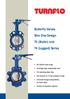 Butterfly Valves Slim Disc Design T3 (Wafer) and T4 (Lugged) Series