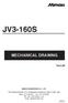 JV3-160S MECHANICAL DRAWING. Ver 1.10 MIMAKI ENGINEERING CO., LTD.