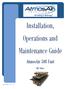 Installation, Operations and Maintenance Guide