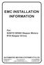 EMC INSTALLATION INFORMATION