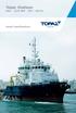 Topaz Shaheen 60m BHP - DP1 - AHTSV. Vessel Specifications
