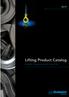 Lifting Product Catalog. Strength Through Innovation Since 1764