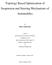 Topology Based Optimization of Suspension and Steering Mechanisms of Automobiles