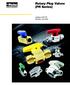 Rotary Plug Valves (PR Series) Catalog 4126-PR Revised, July 2003