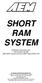 SHORT RAM SYSTEM. Installation Instructions for: Part Number Toyota Corolla & 2003 Toyota Matrix XR