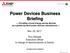 Power Devices Business Briefing