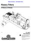 Rotary Tillers RTR0542 & RTR P Parts Manual. Copyright 2018 Printed 03/19/18