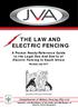 THE LAW AND ELECTRIC FENCING