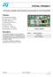 STEVAL-TDR028V1. RF power amplifier demonstration board based on the STAC2942B. Features. Description