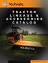 LINKAGE TRACTOR LINKAGE & ACCESSORIES CATALOG