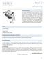 Datasheet PDCSY-MW-CHM. Technical Overview. Features. Product warranty and total quality commitment. General Information.
