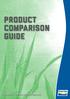 PRODUCT GUIDE THIS GUIDE IS CURRENT AS OF OCTOBER 2012