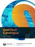 OptiTech Catalogue