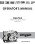 OPERATOR S MANUAL OM673L3