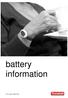 battery information Part number: D R