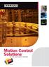 Motion Control Solutions. for the automation industry