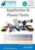 Issue 1.2 Applicator & Power Tools