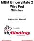 MBM BinderyMate 2 Wire Fed Stitcher
