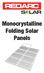 Monocrystalline Folding Solar Panels
