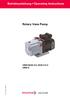Betriebsanleitung Operating Instructions. Rotary Vane Pump