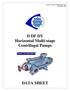 D DF DY Horizontal Multi-stage Centrifugal Pumps