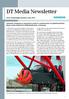 DT Media Newsletter. Sinamics frequency converters used in construction of JadeWeserPort deep-water harbor in Wilhelmshaven, Germany