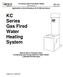KC Series Gas Fired Water Heating System