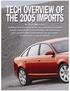 TECH OVERVIEW OF THE 2005 IMPORTS