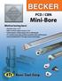MiniCut PCD Tipped Boring Bars