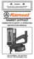 DANGER READ AND OBEY ALL SAFETY AND OPERATING INSTRUCTIONS BEFORE OPERATING TOOL. RAMSET GYPFAST OPERATOR S SAFETY & OPERATING INSTRUCTION MANUAL