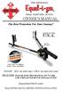 OWNER S MANUAL U.S.A. The Best Protection For Your Journey. EqualizerHitch.com DEALERS: PLEASE PASS THIS MANUAL ON TO THE