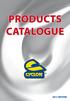 PRODUCTS CATALOGUE 2011 EDITION