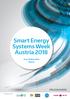 Smart Energy Systems Week Austria 2018