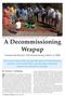 A Decommissioning Wrapup