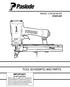 TOOL SCHEMATIC AND PARTS MODEL 3150/38 W16R STAPLER IMPORTANT!