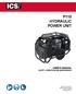 P110 HYDRAULIC POWER UNIT USER S MANUAL SAFETY, OPERATION AND MAINTENANCE