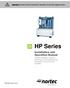 HP Series. Installation and Operation Manual
