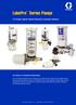 LubePro Series Pumps. For Simple, Injector-Based Automatic Lubrication Systems. The Choice of Lubrication Professionals