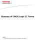 Glossary of CMOS Logic IC Terms Outline