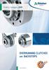 Product Catalogue 2008 OVERRUNNING CLUTCHES AND BACKSTOPS.