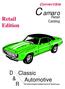 Convertible. Camaro. Retail. Retail. Catalog. Edition. D Classic & Automotive R. The nation's largest complete source for Camaro parts.