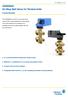V6W0000. Six Ways Ball Valves for Terminal Units. Product Bulletin. No cross-flow between floating and cooling circuits.