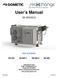 User s Manual SE MODELS SEA XCHANGE SE-350 SE SE SE-800