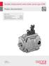 Variable displacement axial piston pump type V30E